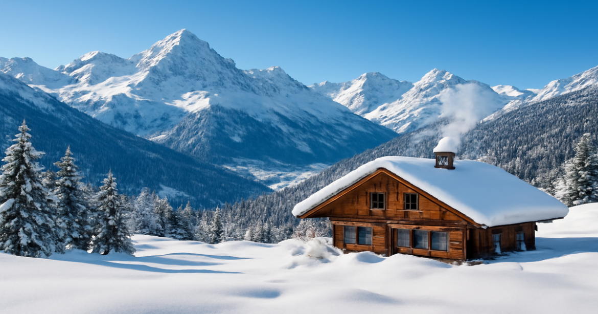 Stunning winter landscape showcasing top destinations for зимний отдых in 2026.