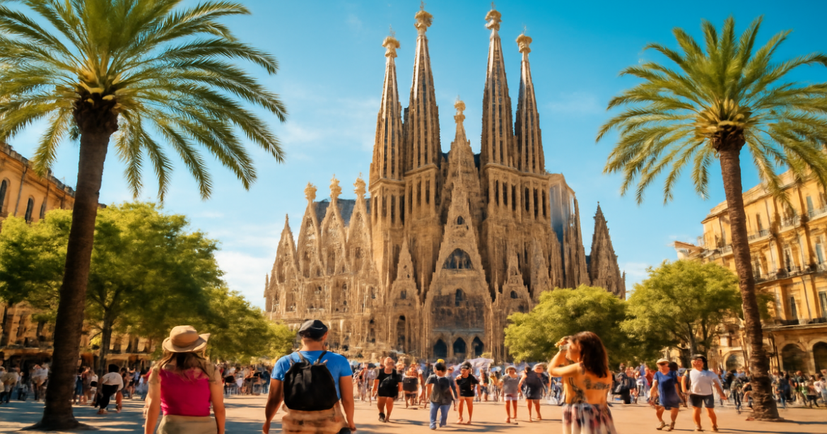 Explore Barcelona что посмотреть with stunning views of Sagrada Familia and vibrant city life.
