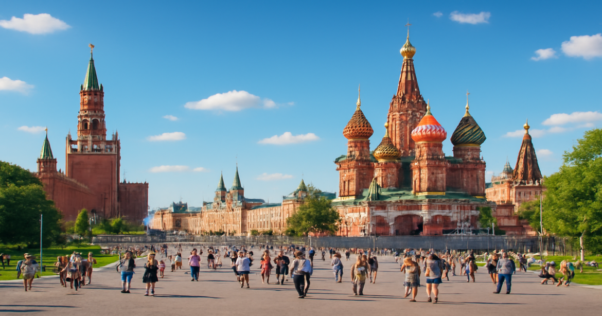 Discover what to see in Moscow with a breathtaking view of the city's iconic landmarks.