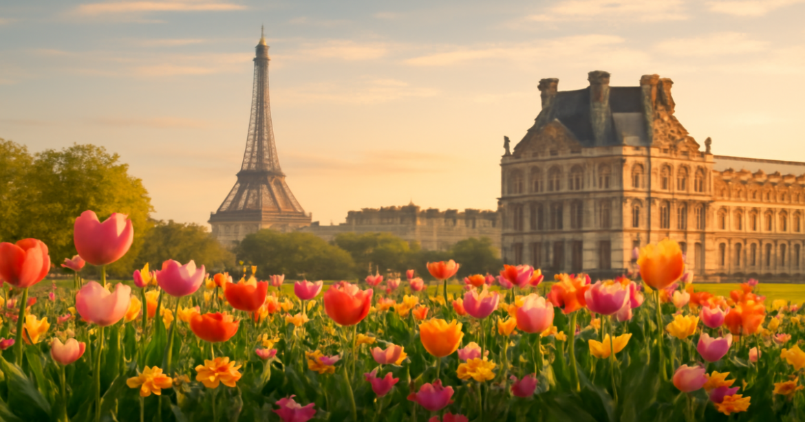Explore the beauty of достопримечательности Парижа with iconic landmarks in an inspiring travel scene.