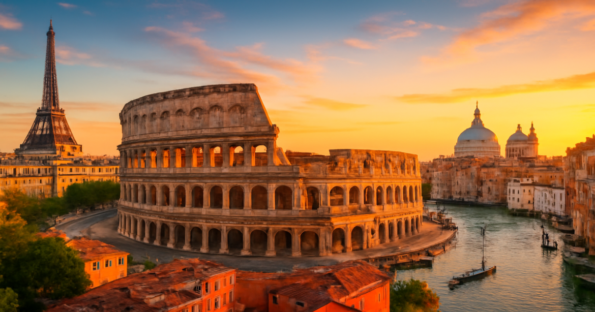 Explore what to see in Europe with stunning views of its top cities and landmarks.