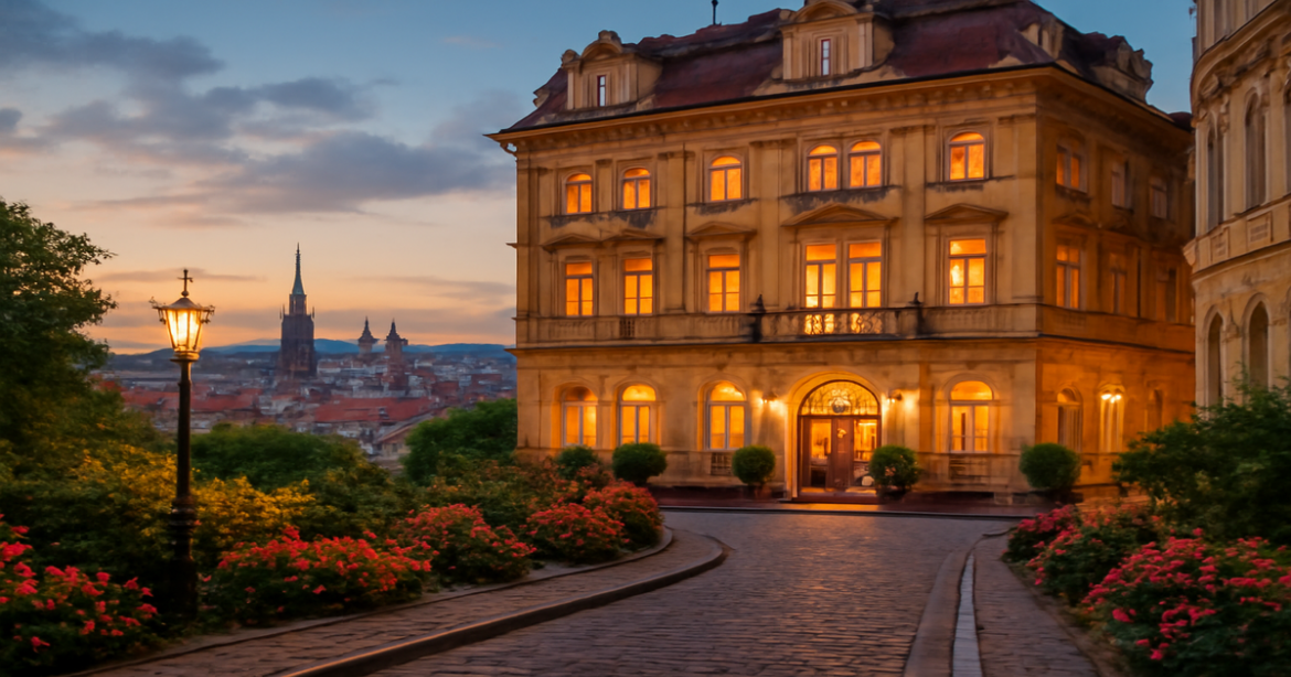 Explore stunning отели в Праге with charming architecture and inviting atmospheres for travelers.
