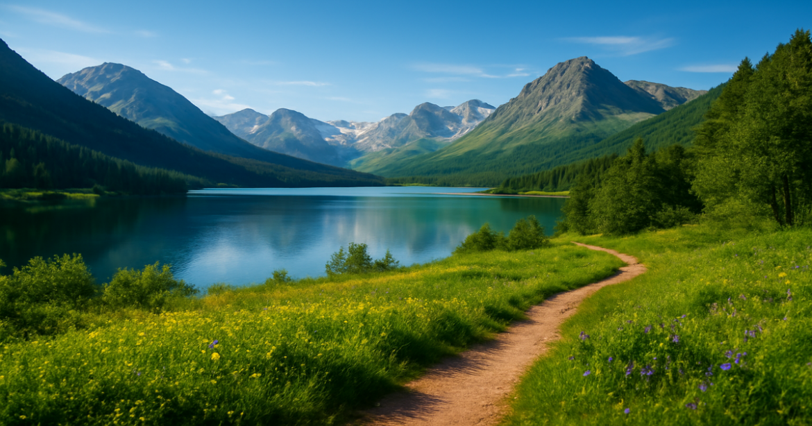 Stunning view of diverse landscapes for самостоятельные путешествия по России, capturing nature's beauty.