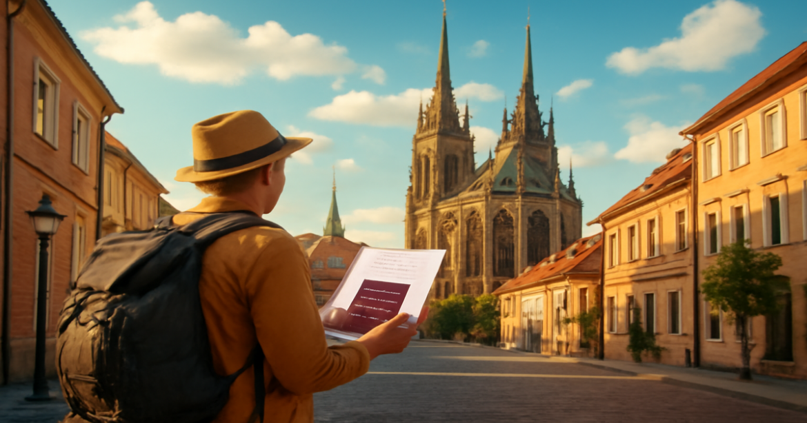 Explore how to obtain a виза в Европу through this inspiring travel image.