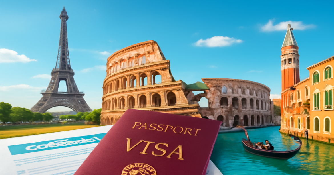 Explore iconic landmarks while learning about виза в Шенген in this inspiring travel image.
