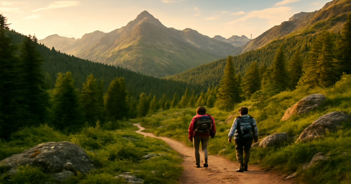 Explore stunning маршруты активного отдыха in the mountains of Russia, featuring breathtaking landscapes and adventure.
