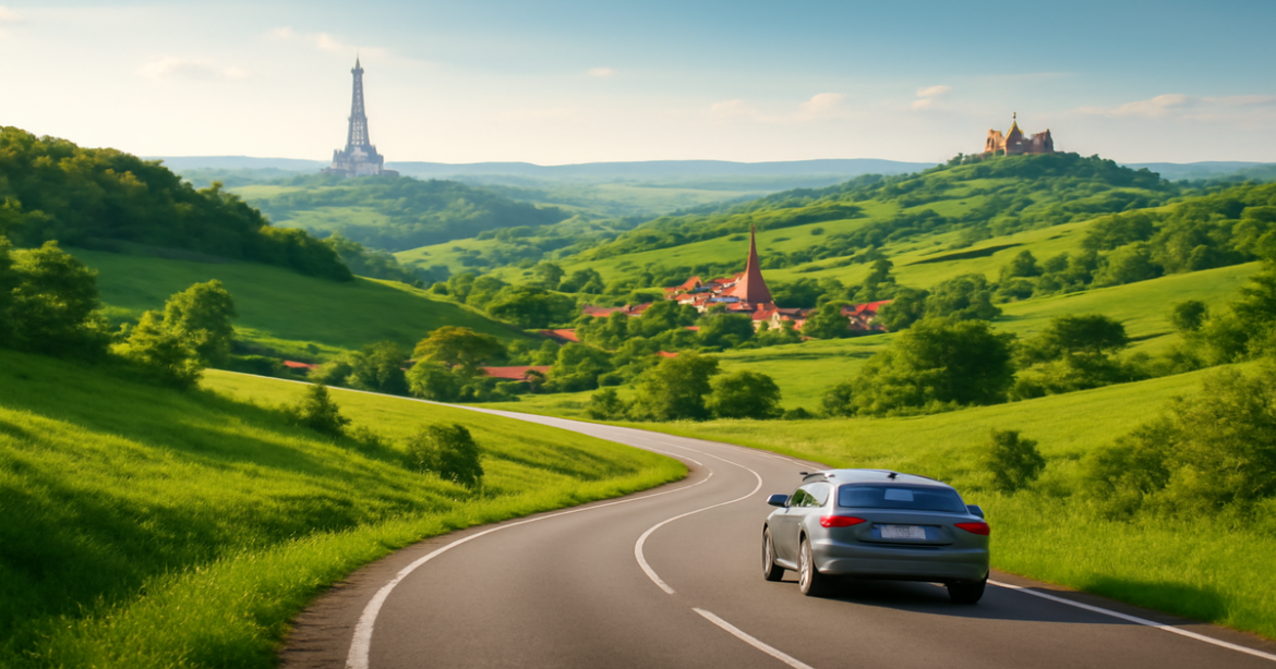 Explore stunning маршруты по Европе with this inspiring travel image of scenic roads and landscapes.