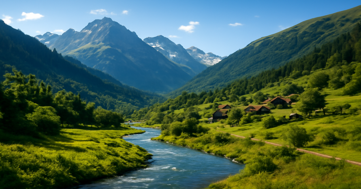Explore stunning маршруты на выходные в России with picturesque landscapes and charming villages.