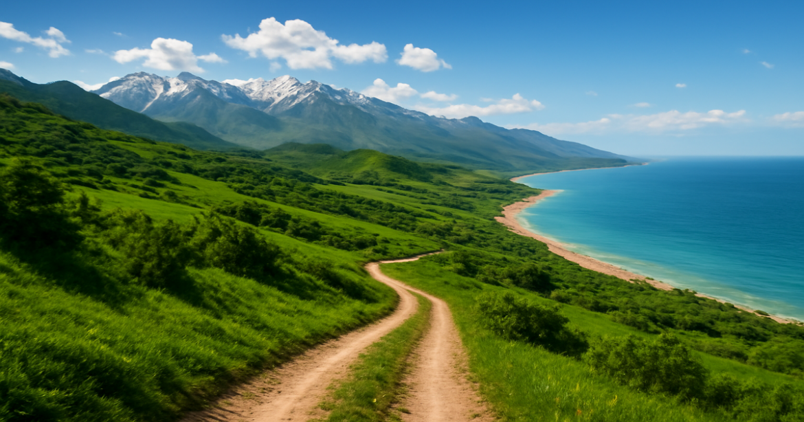 Explore stunning маршруты по России from mountains to beaches in this inspiring travel image.