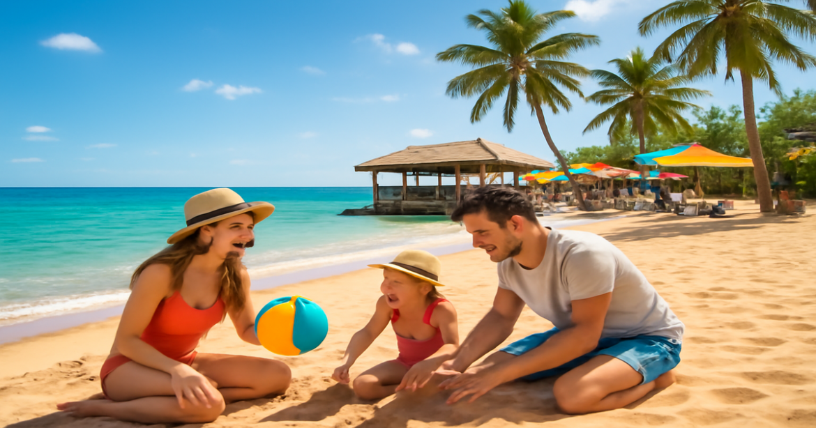 Beautiful beach scene in Краснодар, capturing the essence of пляжный отдых Краснодар.