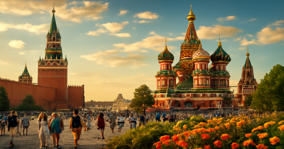 Explore popular экскурсии в Москве with stunning views of iconic landmarks and vibrant city life.