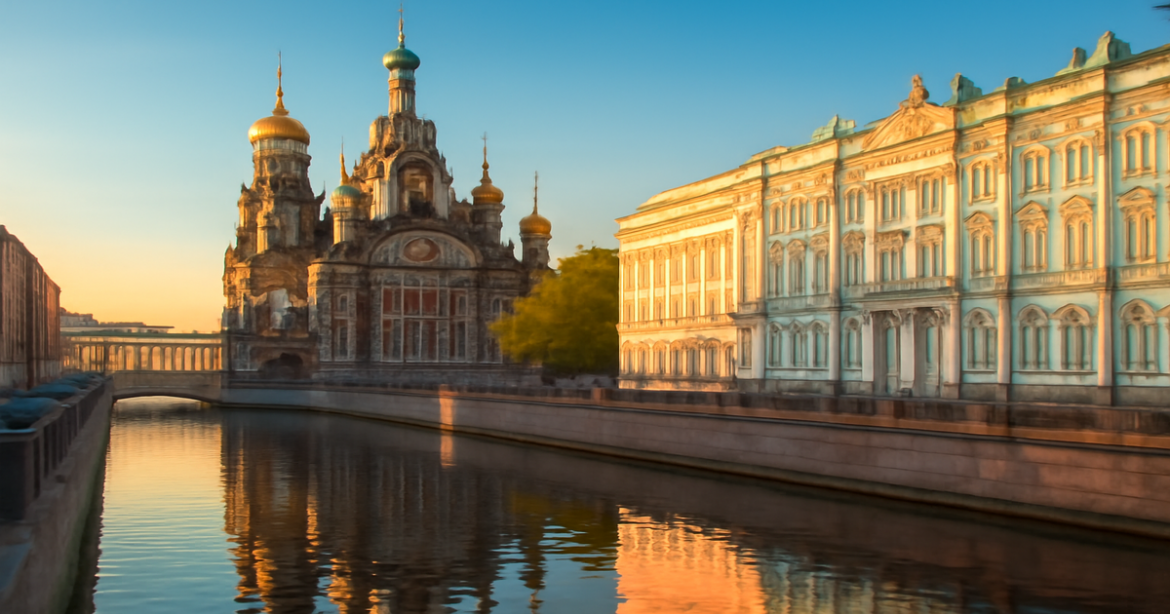 Explore Санкт-Петербург за три дня with breathtaking views of its landmarks and canals.