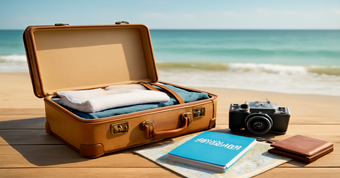 A traveler’s preparation for a trip, emphasizing the importance of подготовка к поездке.