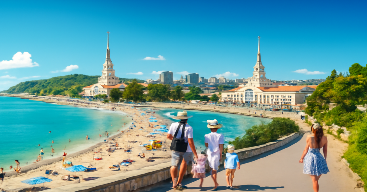Comparison of resorts in Russia showcasing stunning beaches and vibrant cities.