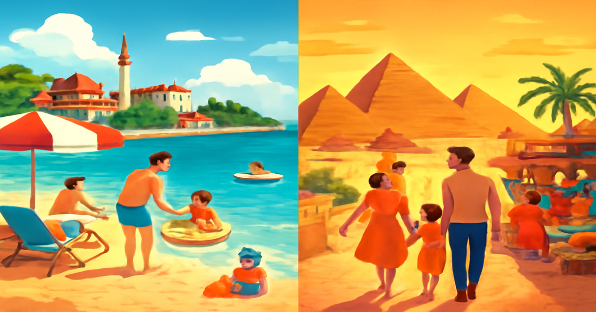 Explore family vacation options in Turkey против Египта with stunning beaches and ancient landmarks.
