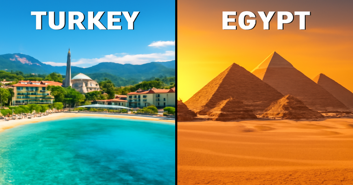 Сравнение Турция и Египет: explore stunning beaches and historical landmarks for your perfect vacation.