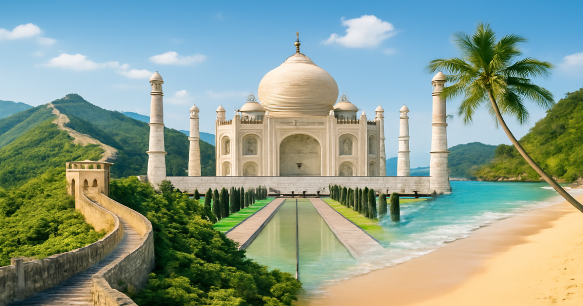 Explore stunning достопримечательности Азии, including famous landmarks and beautiful beaches.