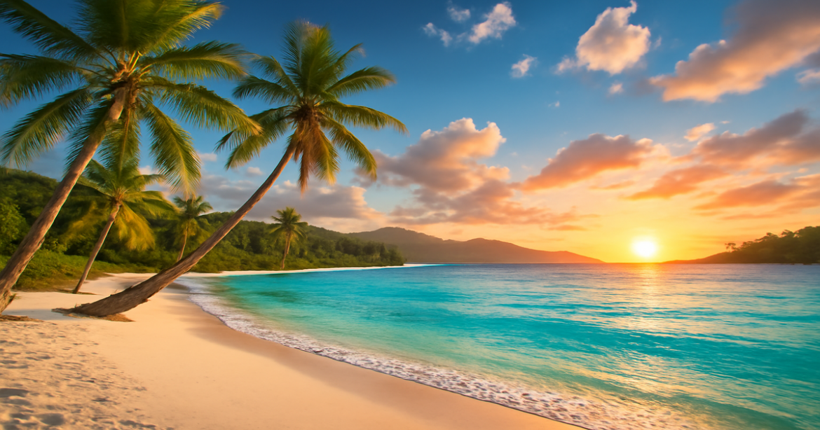 Explore stunning beaches in экзотические страны для отпуска, perfect for your next adventure.