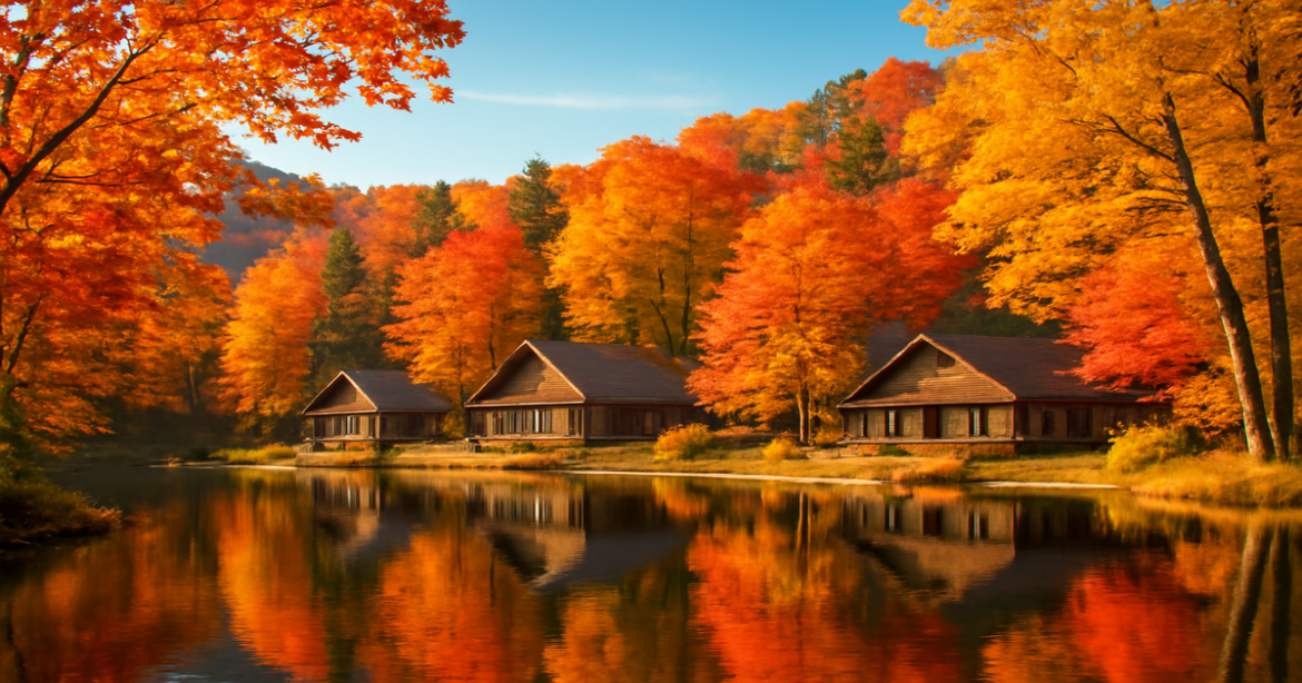 Explore stunning autumn resorts for your осенний отдых, featuring vibrant fall landscapes and cozy accommodations.