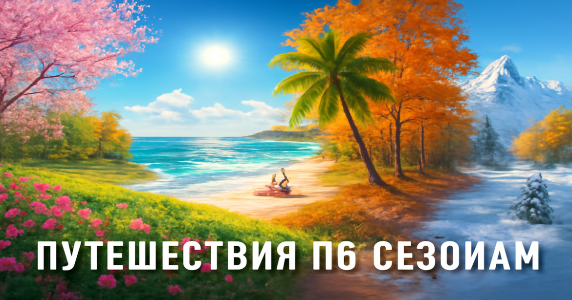 Explore stunning seasonal travel destinations with this inspiring image of путешествия по сезонам.