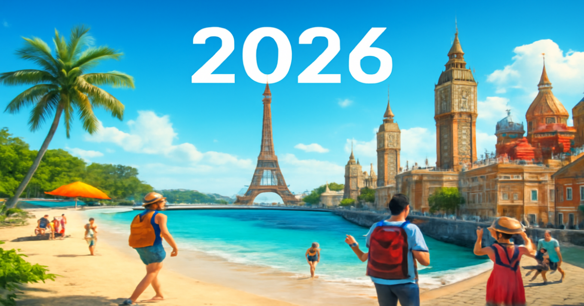 Explore top направлений для самостоятельных путешествий in 2026, featuring stunning beaches and vibrant cities.