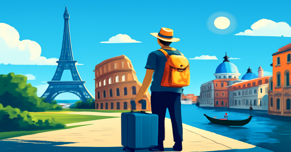 Explore stunning European landmarks while learning about визы в Европу.