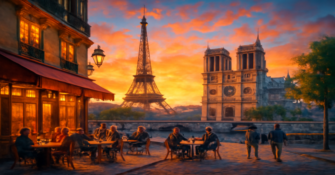 Explore the beauty of Paris with landmarks like the Eiffel Tower in this inspiring travel image.