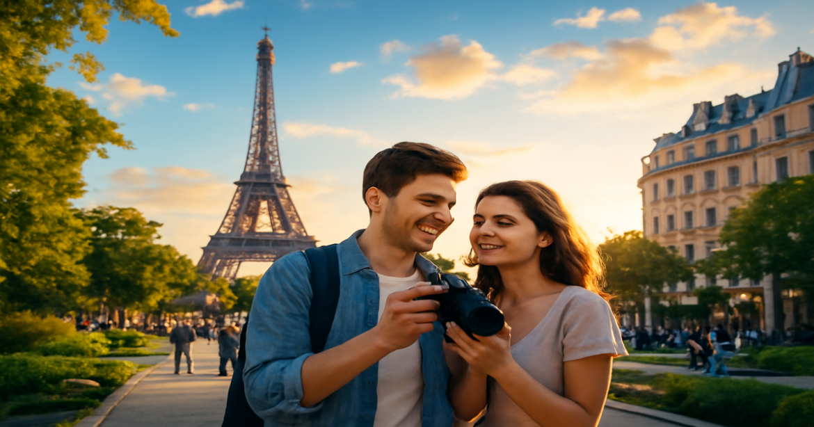 Excursions in Europe showcasing iconic landmarks and vibrant city life.