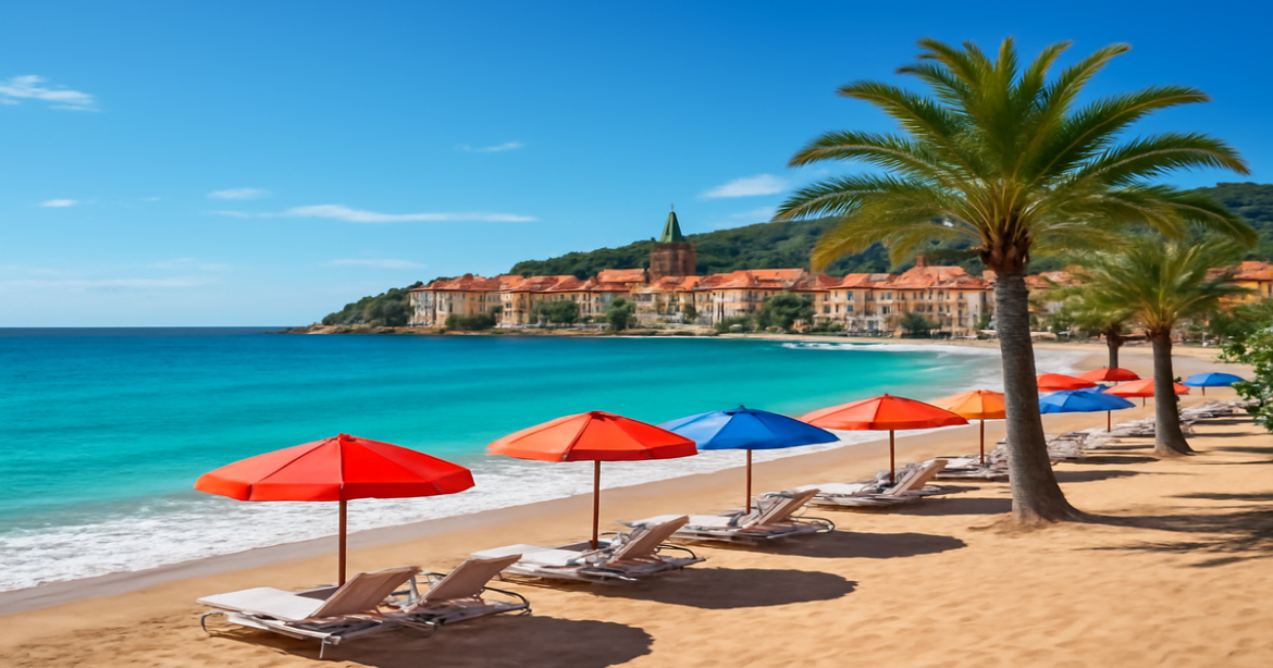 Explore stunning курорты на Черном море with beautiful beaches and vibrant coastal towns.