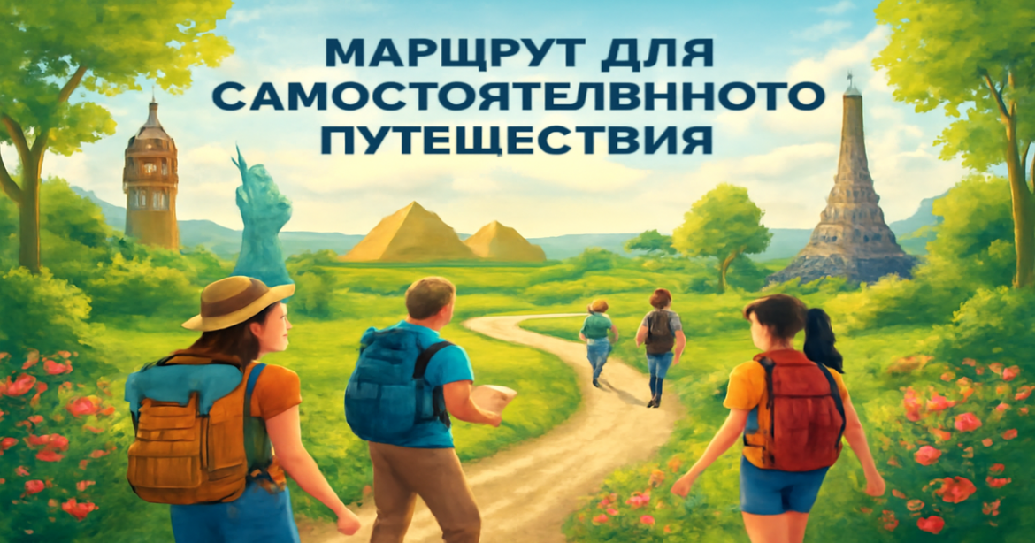 Explore a scenic маршрут для самостоятельного путешествия through stunning landscapes and iconic landmarks.