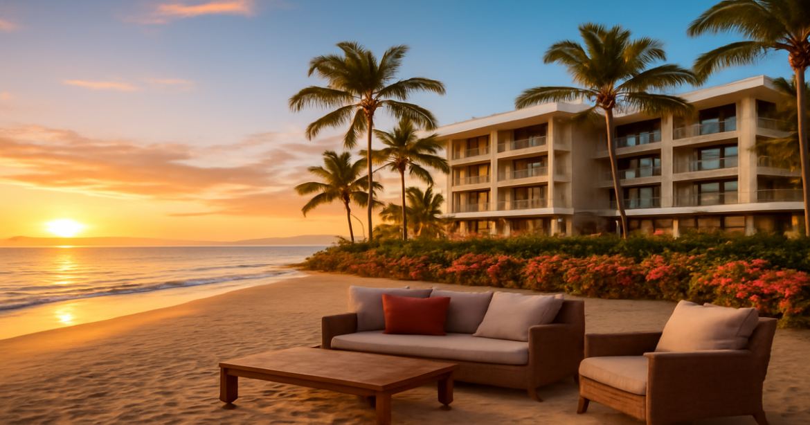 Stunning beach view showcasing an ideal отель for perfect выбор отеля during vacations.