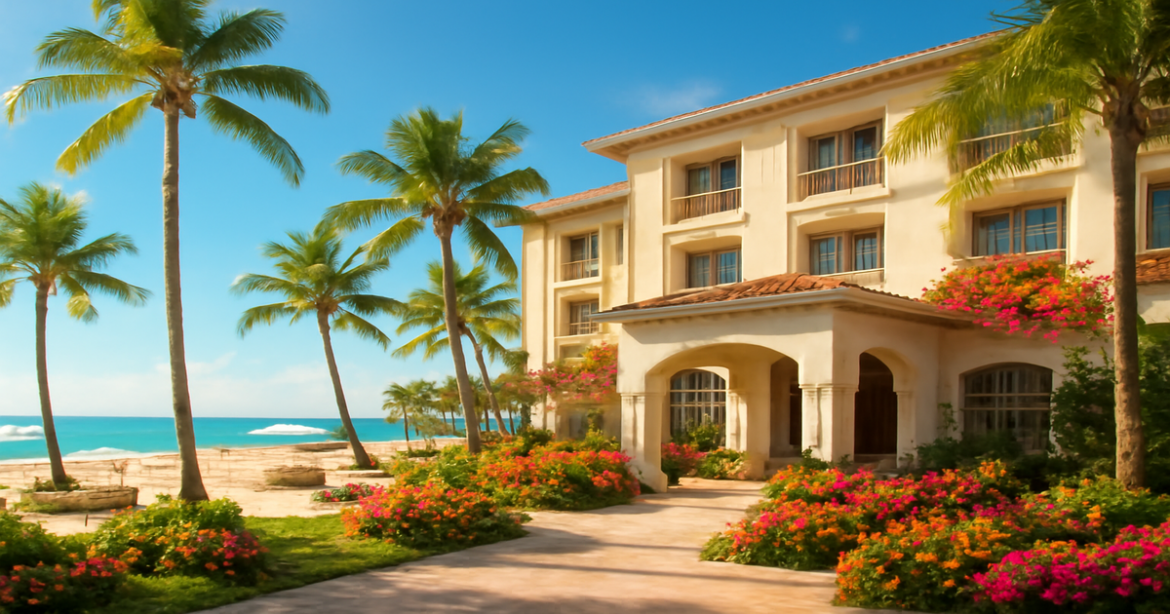 A beautiful beachside hotel, ideal for the perfect выбор отеля during your vacation.