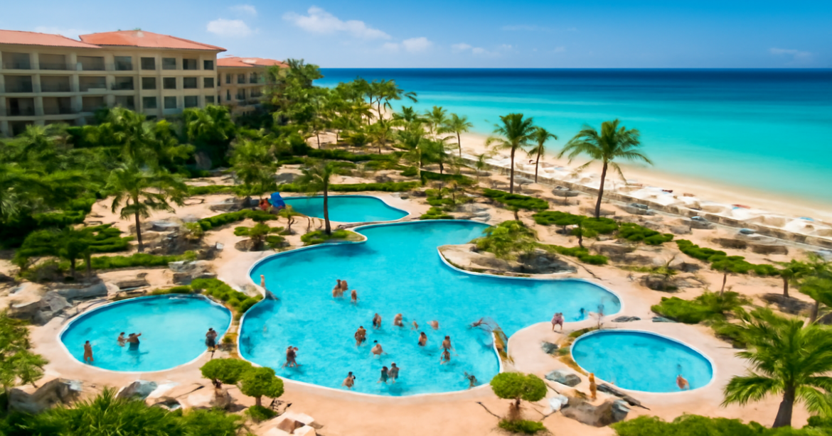 Discover beautiful отели для отдыха с детьми at a luxurious beach resort, perfect for family vacations.