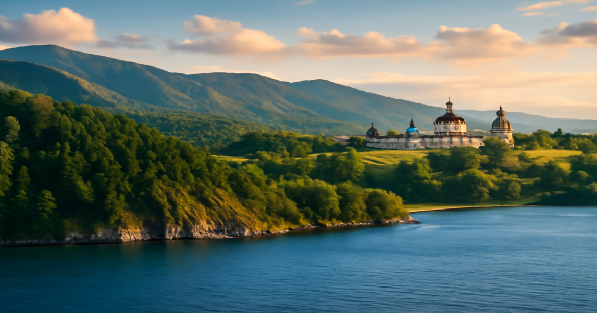 Explore the stunning маршруты по России from Lake Baikal to the Golden Ring in this inspiring landscape.