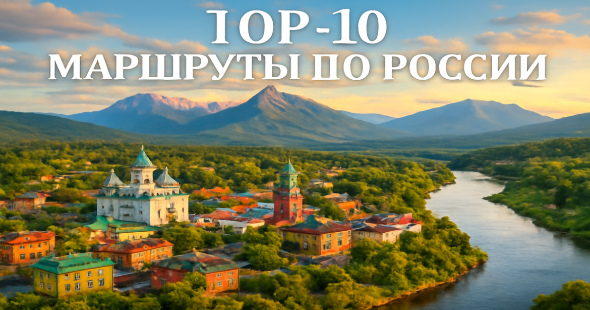 Explore top-10 маршруты по России with stunning landscapes and historical architecture.