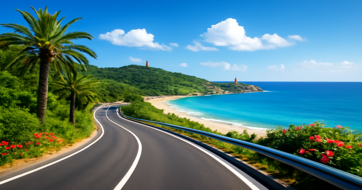 Explore the beauty of планирование маршрута для отпуска with this stunning scenic vacation route image.