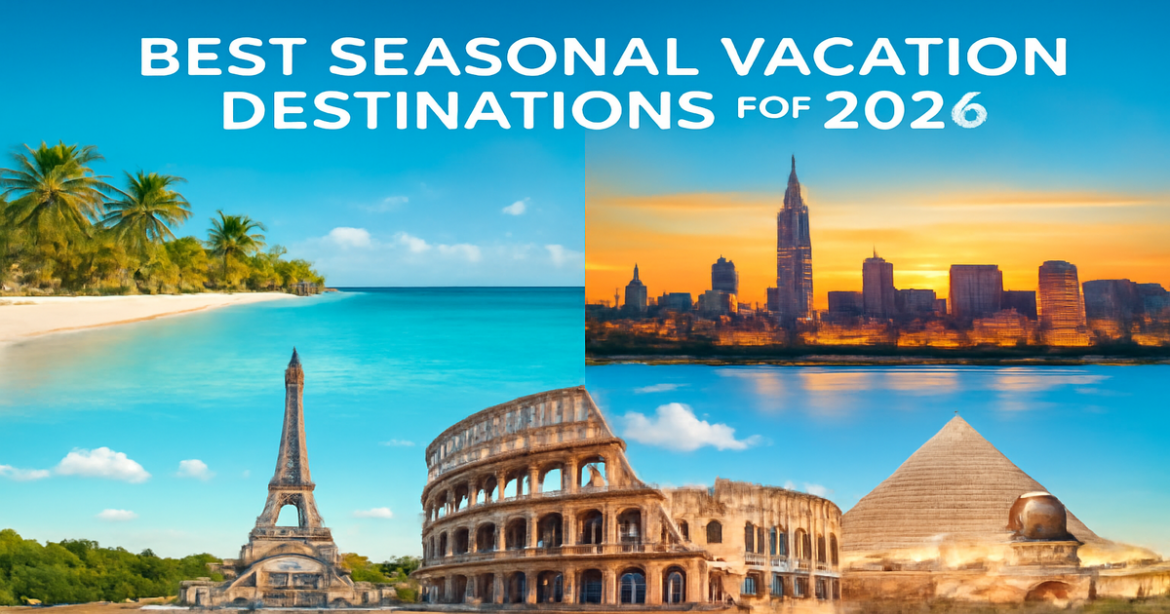 Explore seasonal отдых destinations in 2026 with stunning beaches and vibrant cities.