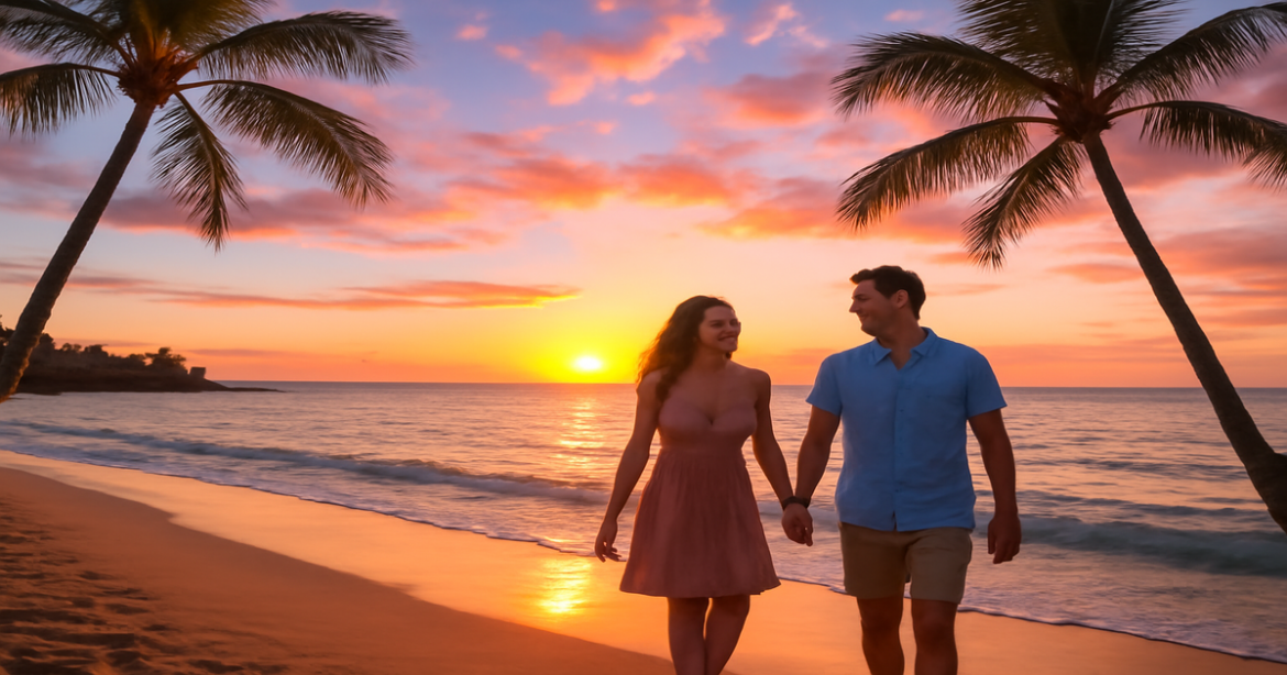 Explore советы туристам with a beautiful beach sunset scene, perfect for safe and enjoyable travels.