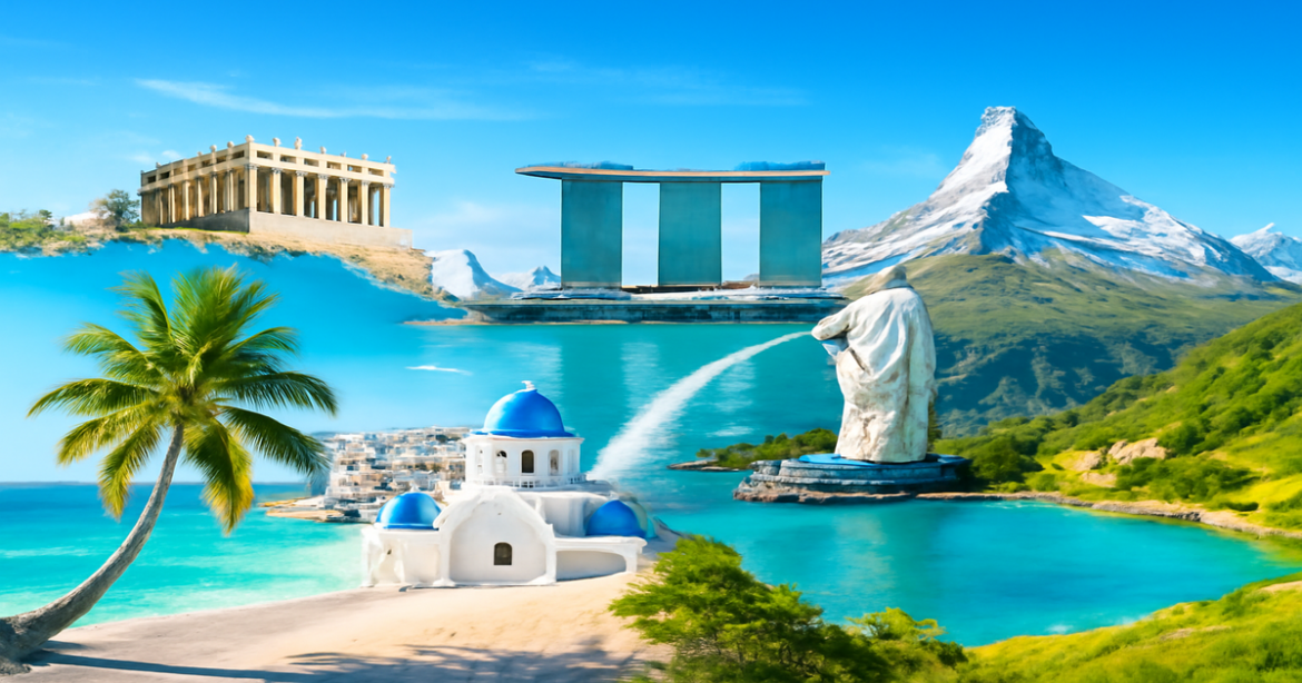 Explore countries without visa requirements for Russians with this inspiring travel scene.