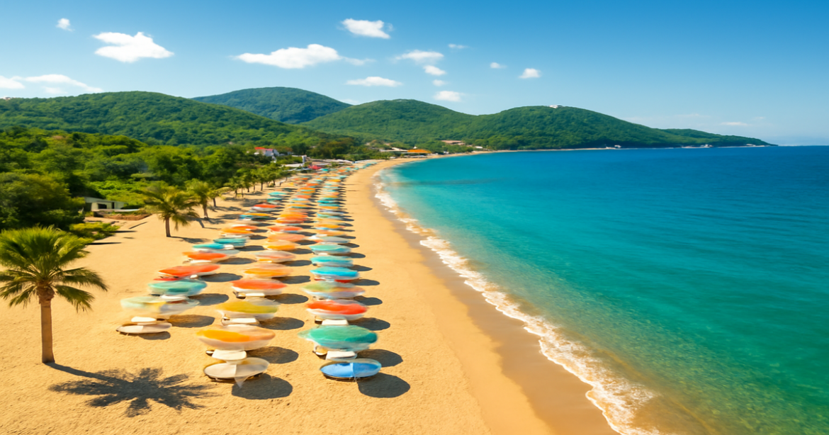 Explore the best пляжные курорты in Russia with stunning views and inviting shores.